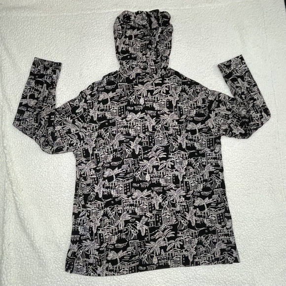 Chico’s Traveler Size 3 Black Women’s Knit Full Zip Hoodie - Picture 2 of 13